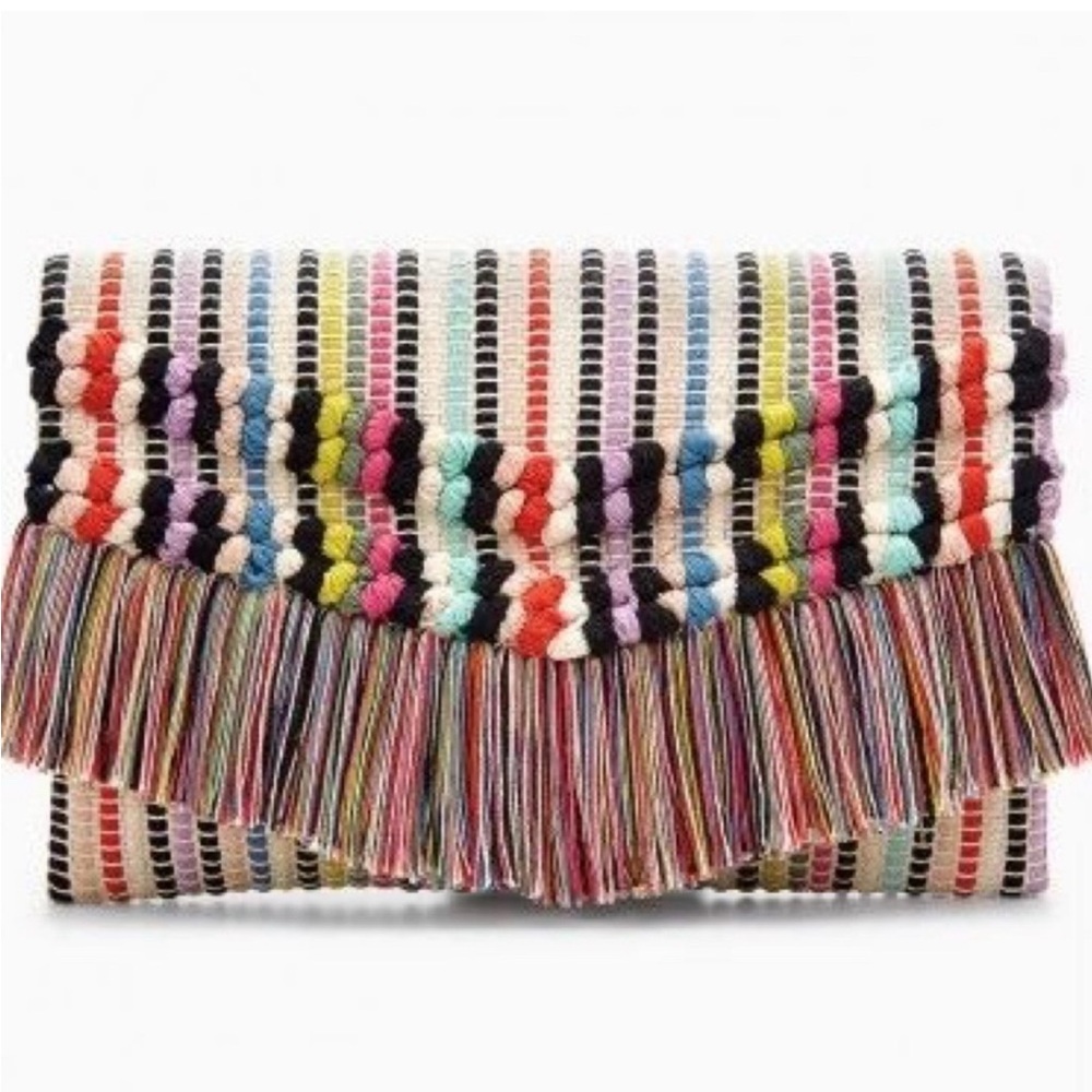 STELLA AND DOT FRINGE CLUTCH
